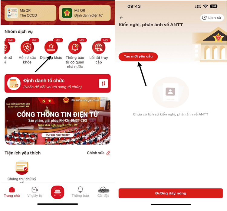 Increase the use of VNeID application to report crimes